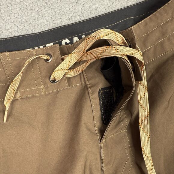 Howler Brothers Board Shorts Mens 34 Brown HB Chargers Premium Swim Surf Trunks - Picture 6 of 11